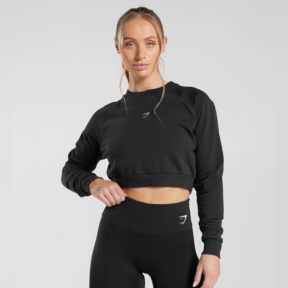 Gymshark cropped crewneck - Small